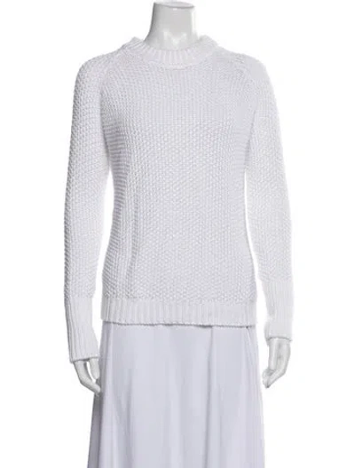 Pre-owned Alice Walk Crew Neck Sweater In White
