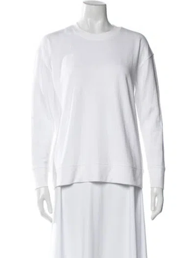 Pre-owned Alice Walk Scoop Neck Sweater In White