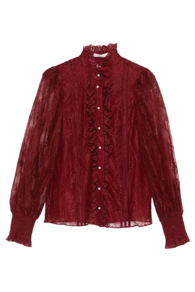 Alice---olivia Alice + Olivia Shirts Pink In Bordeaux