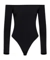 Alice And Olivia Anna Bodysuit In Black