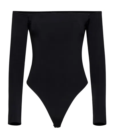 Alice And Olivia Anna Bodysuit In Black