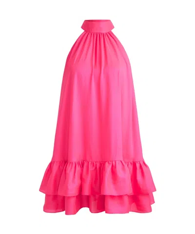 Aliceolivia Erna Mini Dress In Wild Pink