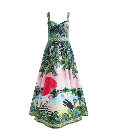 Aliceolivia Fia Dress In Green