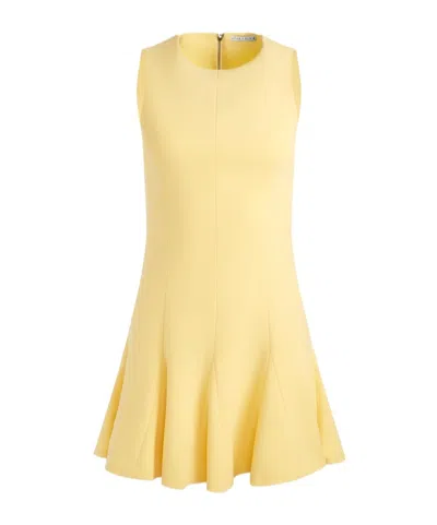 Aliceolivia Isa Mini Dress In Butter