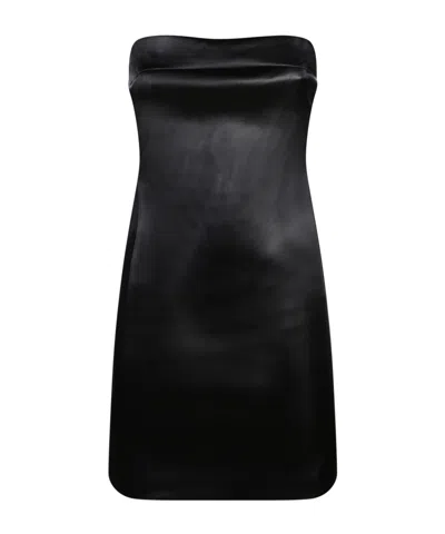 Aliceolivia Kelly Strapless Minidress In Black