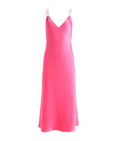 Aliceolivia Kiro Suspender Skirt In Pink