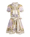 Alice And Olivia Lucy Mini Shirt Dress In Daydreaming And Homesickness