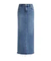 ALICEOLIVIA MARISSA DENIM MIDI SKIRT