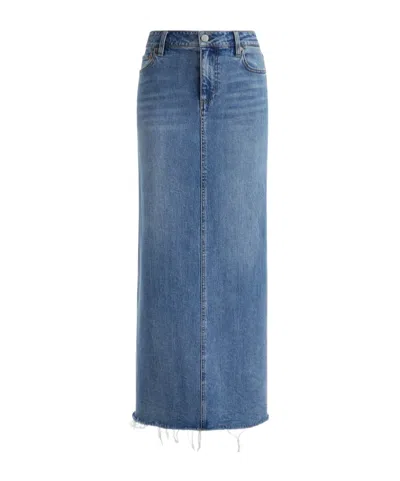 Alice And Olivia Marissa Denim Midi Skirt