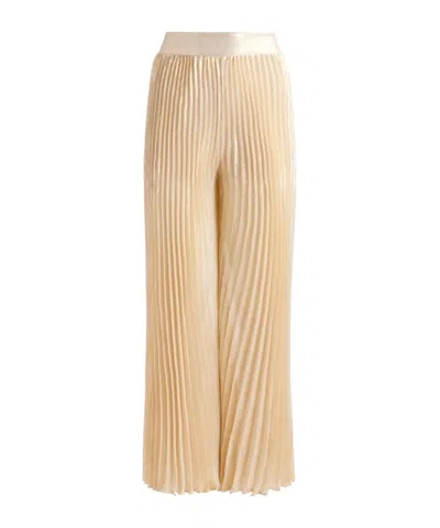 Aliceolivia Pleated Casual Pants In Nude