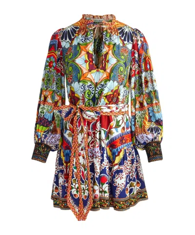 Aliceolivia Sadie Dress In Multicolor