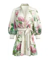 Alice And Olivia Alice + Olivia Cora Cotton Mini Dress In White