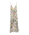 Alice And Olivia Alice + Olivia Tara Printed Long Dress In Multicolor