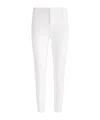 Alice And Olivia Stacey Slim Trouser In Off-white