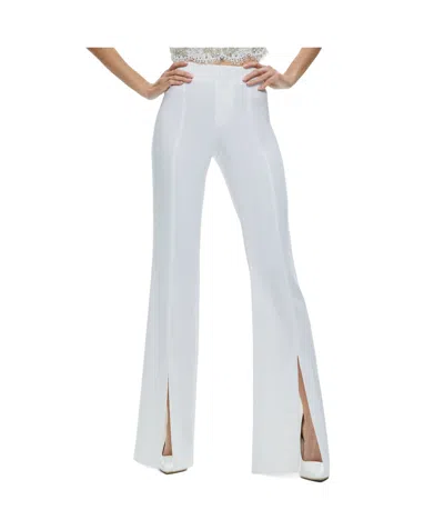 Aliceolivia Zippered Casual Pants In White