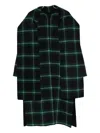 Alicia Audrey Camilla Checked Wool Coat