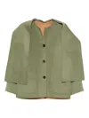 Alicia Audrey Viktorya Button-fastening Wool Coat