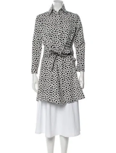 Pre-owned Alicia Bell Graphic Print Coat In Multi