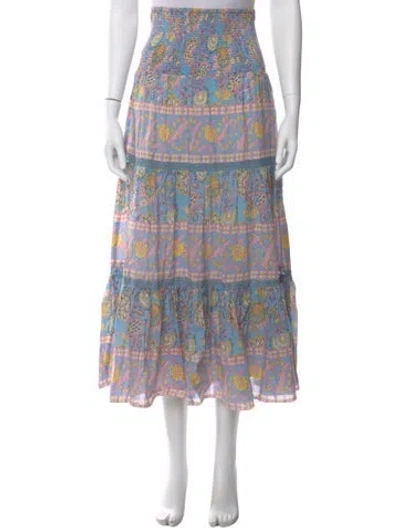 Pre-owned Alicia Bell Printed Midi Length Skirt In Multi