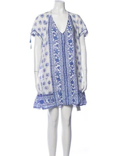 Pre-owned Alicia Bell Printed Mini Dress In Multicolor