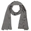 Alie Street London Women's Black / White Phoebe Satin Scarf In Art Deco Black And White In Black/white
