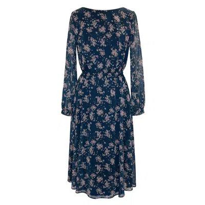 Alie Street London Women's Blue Marissa Dress - Ditsy Navy Floral
