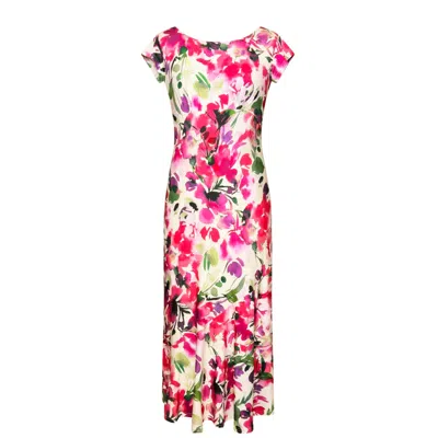 Alie Street London Women's Clara Dress In Fuchsia Florals In Pink
