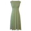 Alie Street London Women's Luna Midi Dress In Pistachio Green In Green