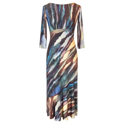 Alie Street London Women's Maxine Asymmetric Dress In Ocean Blue