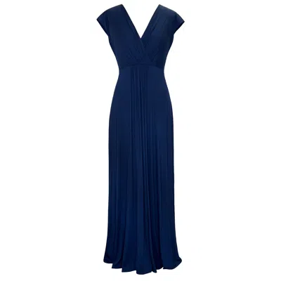Alie Street London Women's Sophia Maxi Dress In Navy Blue