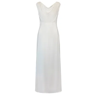 Alie Street London Women's White Cruise Cowl Neck Wedding Dress In Ivory