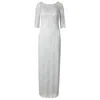 Alie Street London Women's White Lila Lace Wedding Gown In Ivory In White