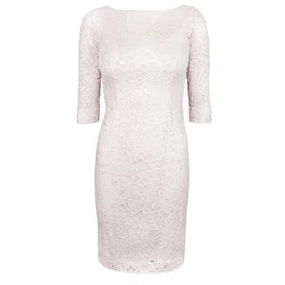 Alie Street London Women's White Macie Lace Wedding Dress In Ivory