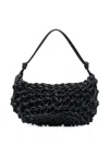 Alienina Aurora Woven Shoulder Bag In Blue