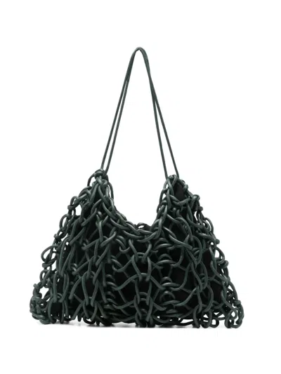 Alienina Knotted Shoulder Bag In Green
