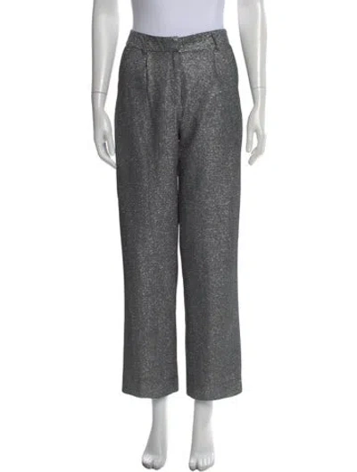 Pre-owned Alieva Straight Leg Pants W/ Tags In Gray
