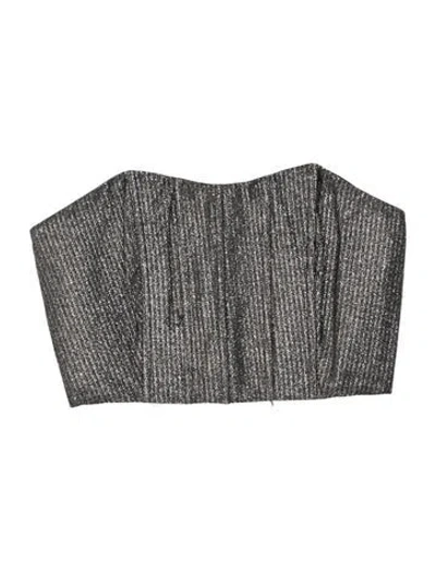 Pre-owned Alieva Strapless Crop Top In Multi