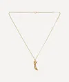 Alighieri 24ct Gold-plated Feline Majesty Pendant Necklace