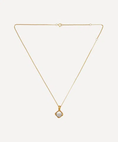 Alighieri 24ct Gold-plated Pool Of Confidence Pendant Necklace