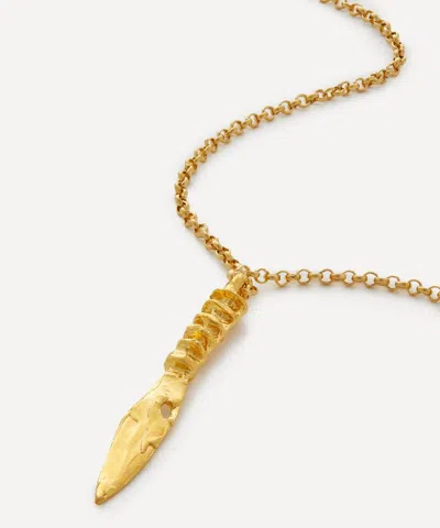 Alighieri 24ct Gold-plated Votive Offerings Pendant Necklace