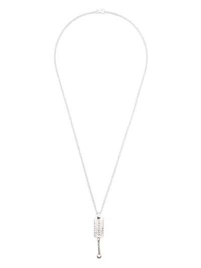Alighieri Bookspine Necklace In Silver