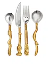 Alighieri Brushed Cutlery (set Of Four)