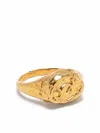 Alighieri Capricorn Signet Ring In Gold