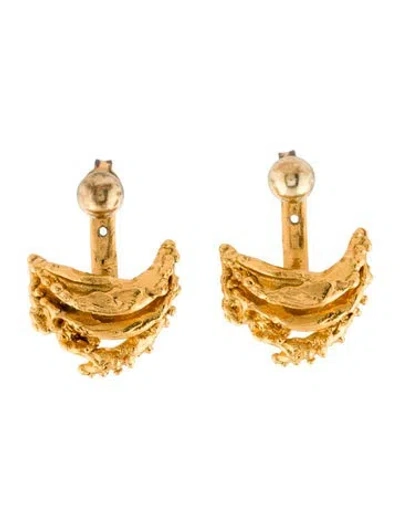 Pre-owned Alighieri Curver Drop-bar Earrings In Multi
