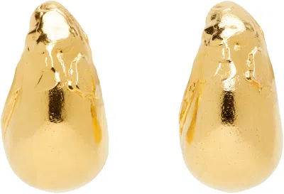 Alighieri Gold 'the Abundant Dream' Hoop Earrings In 24 Gold
