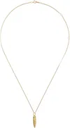 Alighieri Gold 'the Mini Annotator' Necklace In 24 Gold