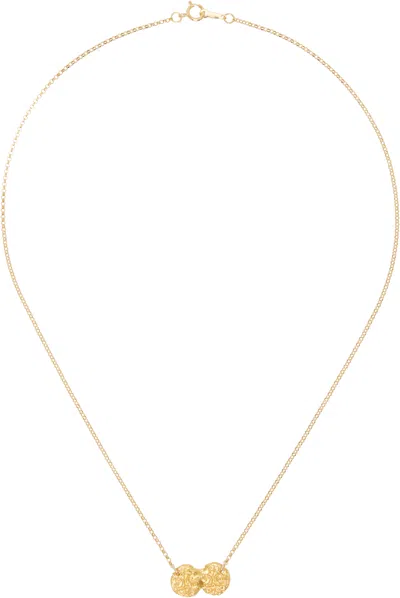 Alighieri Gold 'the Path Of The Moon' Necklace In 24 Gold