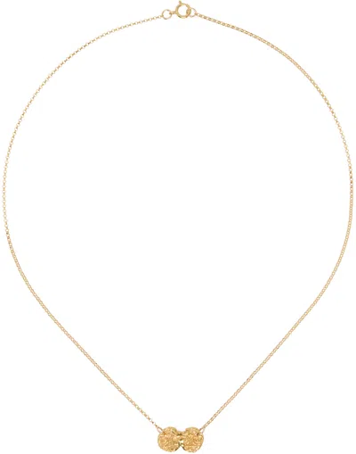 Alighieri Gold 'the Path Of The Moon' Necklace In 24 Gold