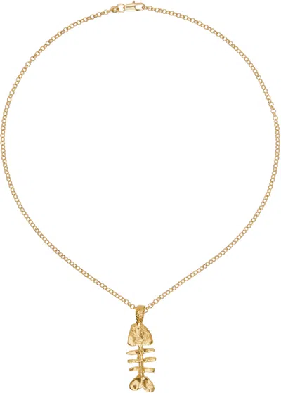 Alighieri Gold 'the Silhouette Of Summer' Necklace In 24 Gold