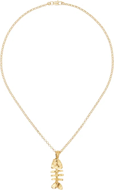 Alighieri Gold 'the Silhouette Of Summer' Necklace In 24 Gold
